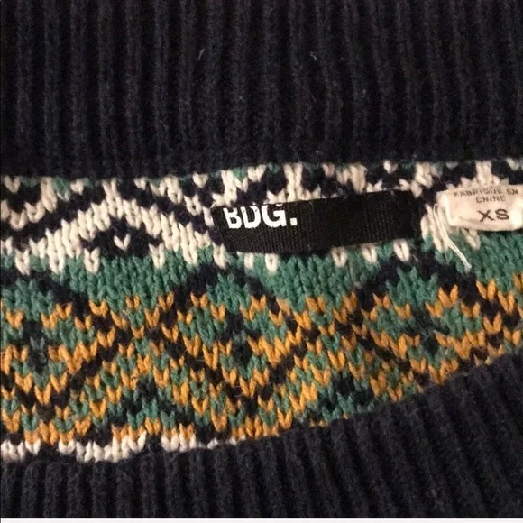 BDG Urban Outfitters Fair Isle Crop Sweater - Picture 5 of 7